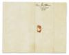 JEFFERSON, THOMAS. Letter Signed, Th:Jefferson, as Governor of Virginia, to Brigadier General George Weedon,